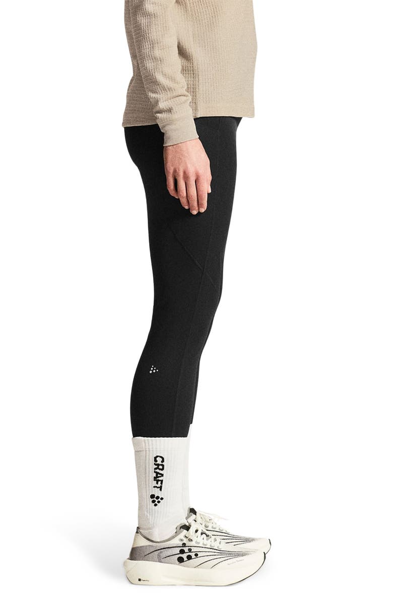 Craft ADV Essence Warm Tights, Alternate, color, Black