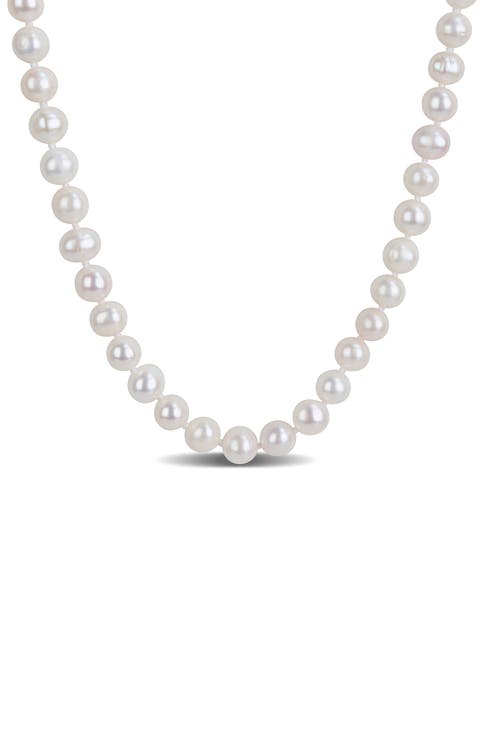 Cultured Pearl Necklace, 7–8mm