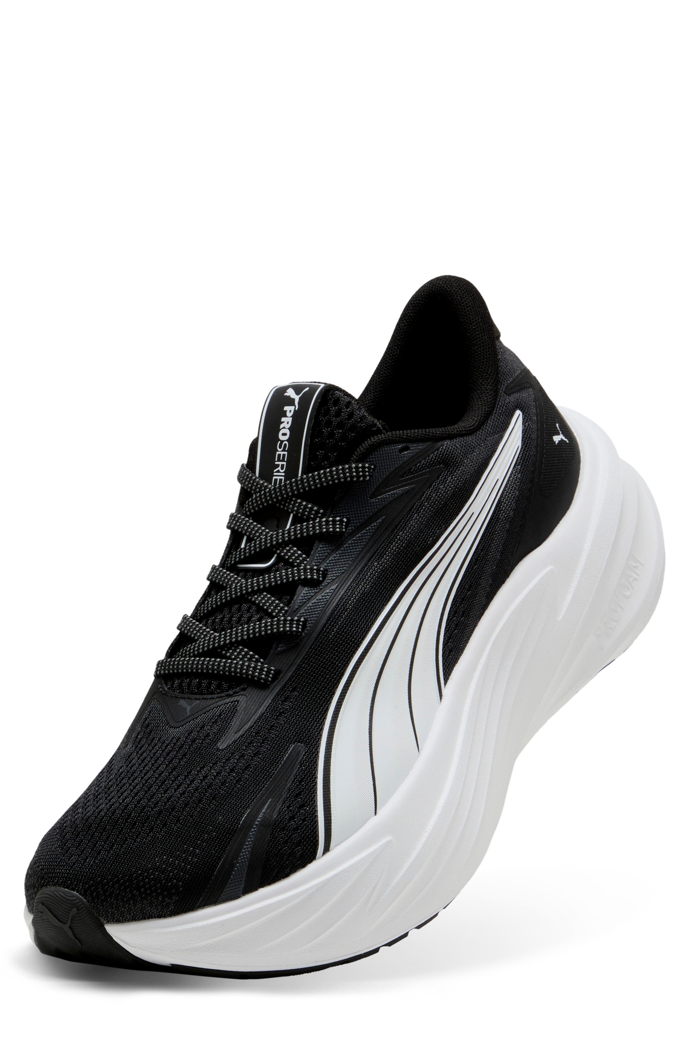 Maxima Pro Running Shoe, Alternate, color, PUMA BLACK/ PUMA WHITE