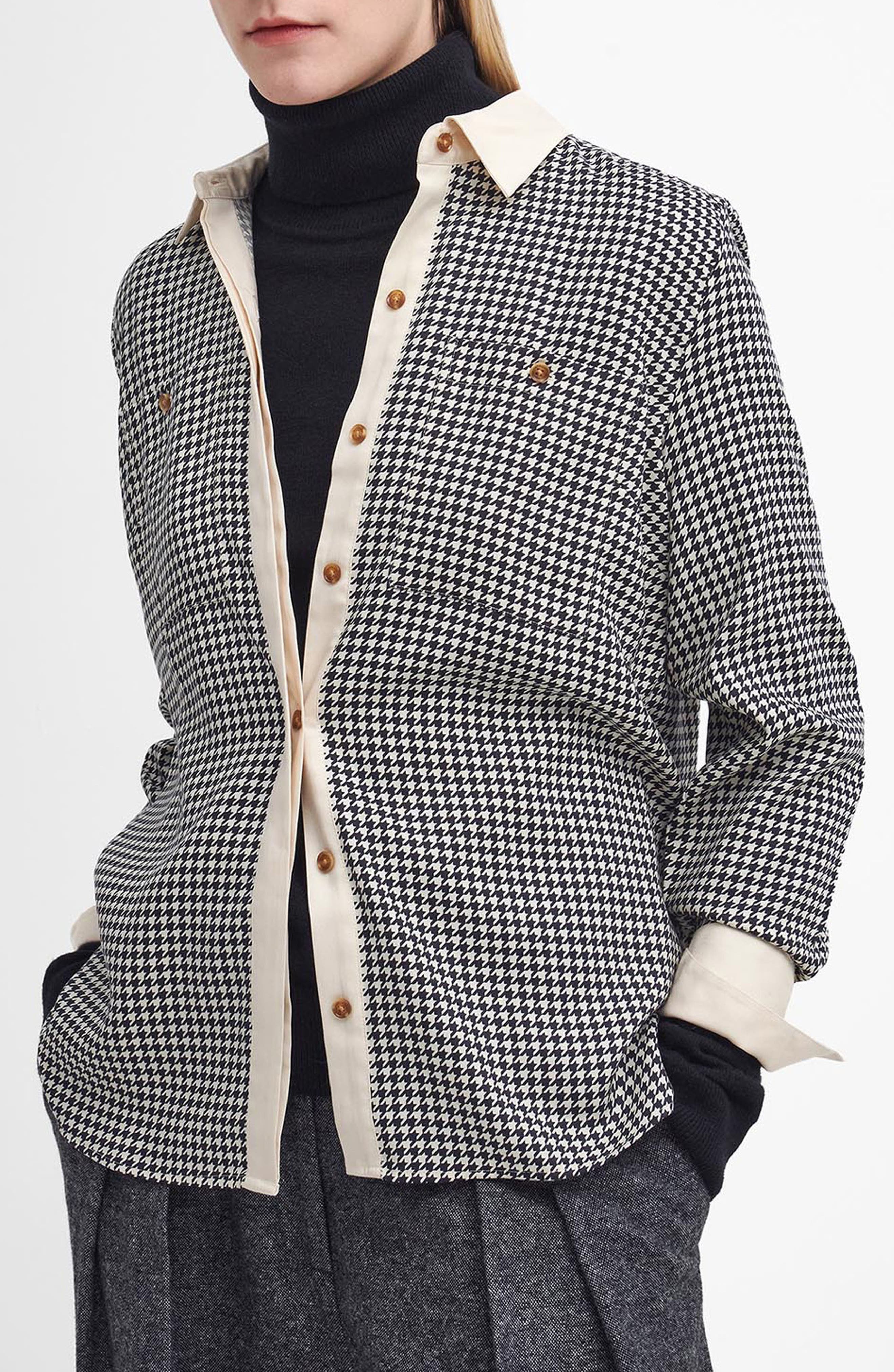 Barbour Kathryn Houndstooth Check Shirt
