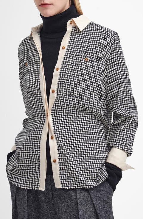 Kathryn Houndstooth Check Shirt