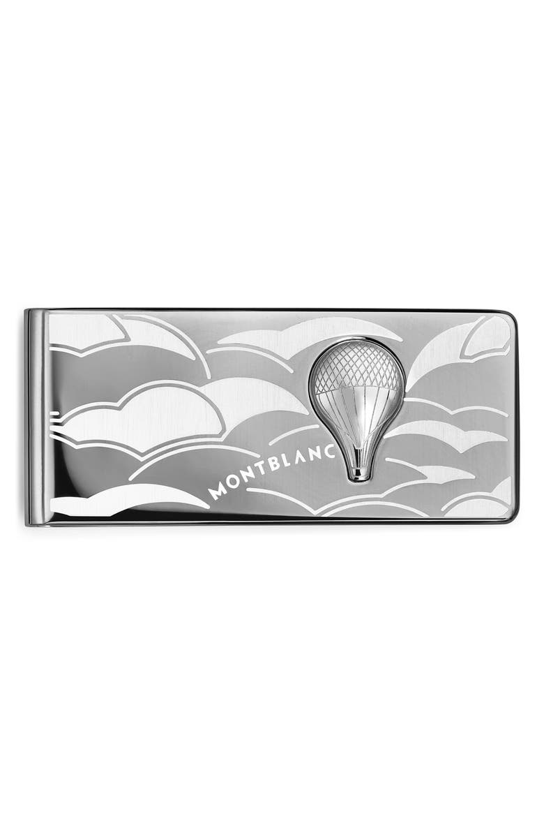 Montblanc Meisterstück Around the World in 80 Days Money Clip, Main, color, Metal