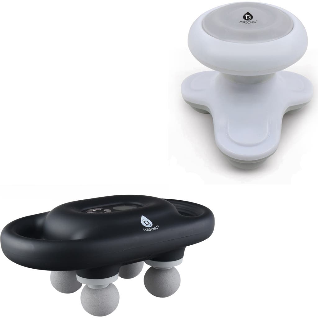 Pursonic 9-speed Deep Tissue Massage Gun & Portable Handheld Sport Massager In Multi