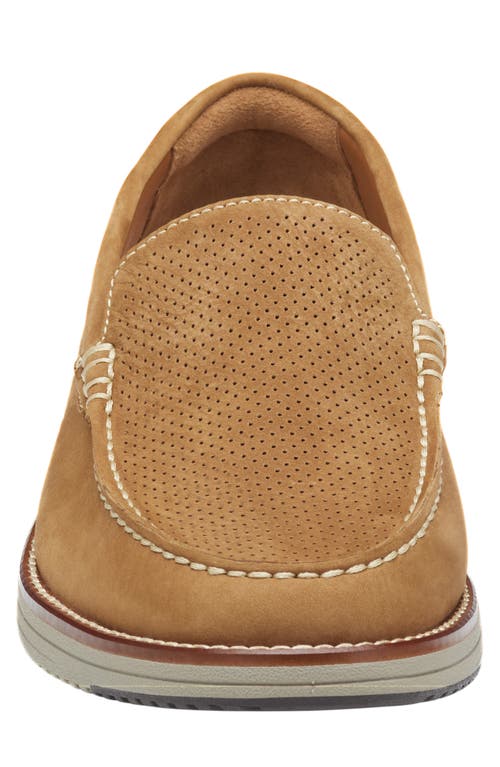 Johnston & Murphy Men's Lyles Venetian Loafers In Snuff Nubuck