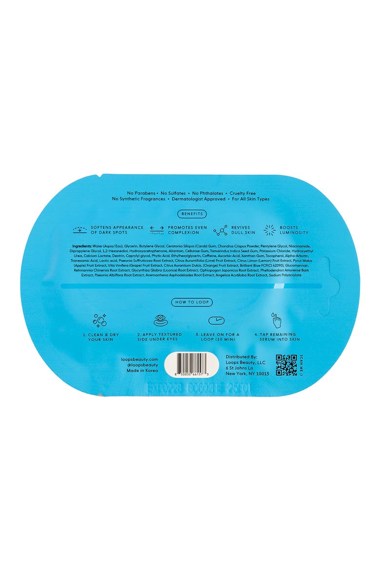 Hyper Eyes 5-Pack Dark Circles Eye Masks, Alternate, color, BLUE