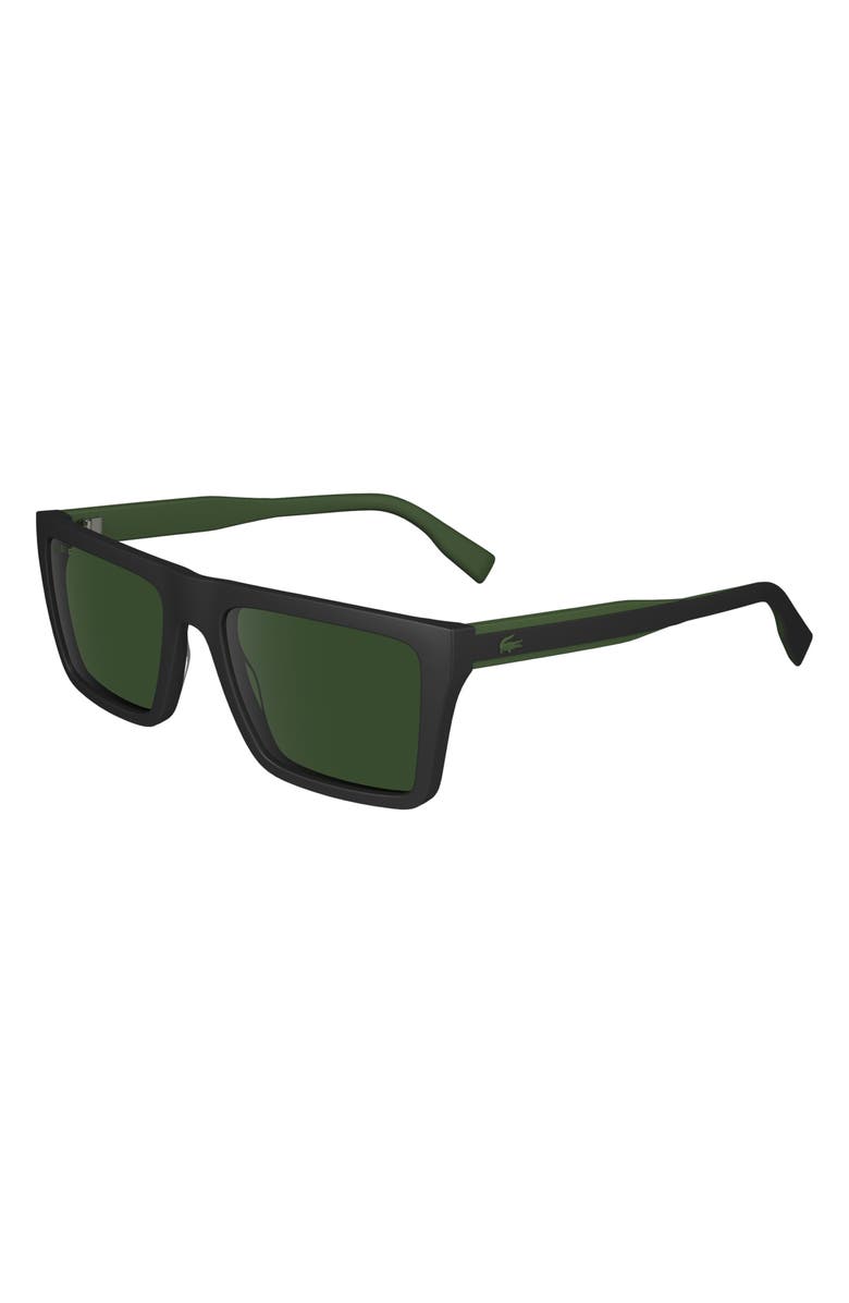 Lacoste Sport 56mm Rectangular Sunglasses, Alternate, color,