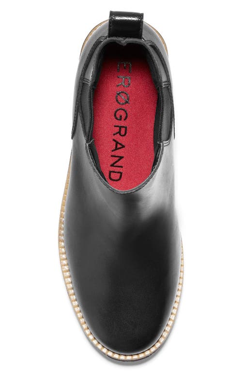Cole Haan Zerogrand Waterproof City Wedge Bootie In Black