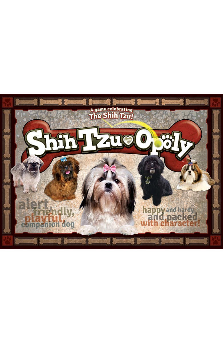 Late for the Sky Shih-Tzu-Opoly Dog Themed Family Board Game, Ages 8+, Main, color, Multicolored