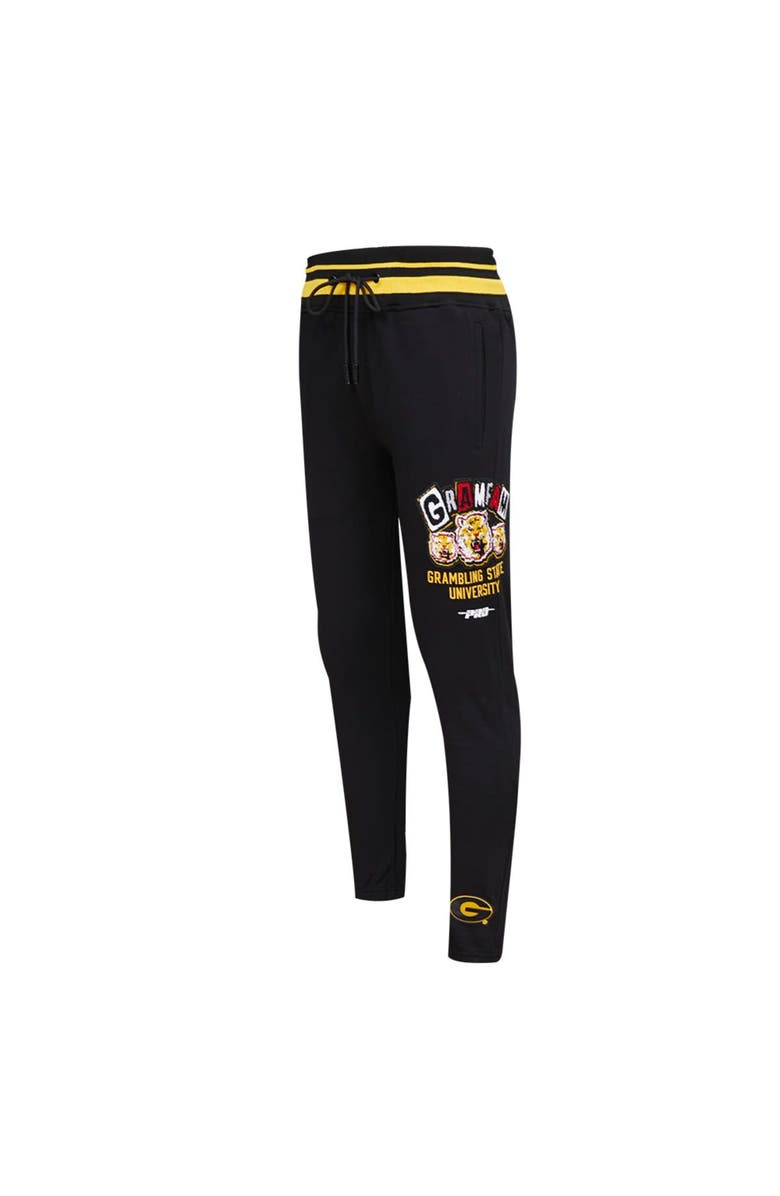 PRO STANDARD Men's Pro Standard  Black Grambling Tigers Homecoming Fleece Sweatpants, Alternate, color, 