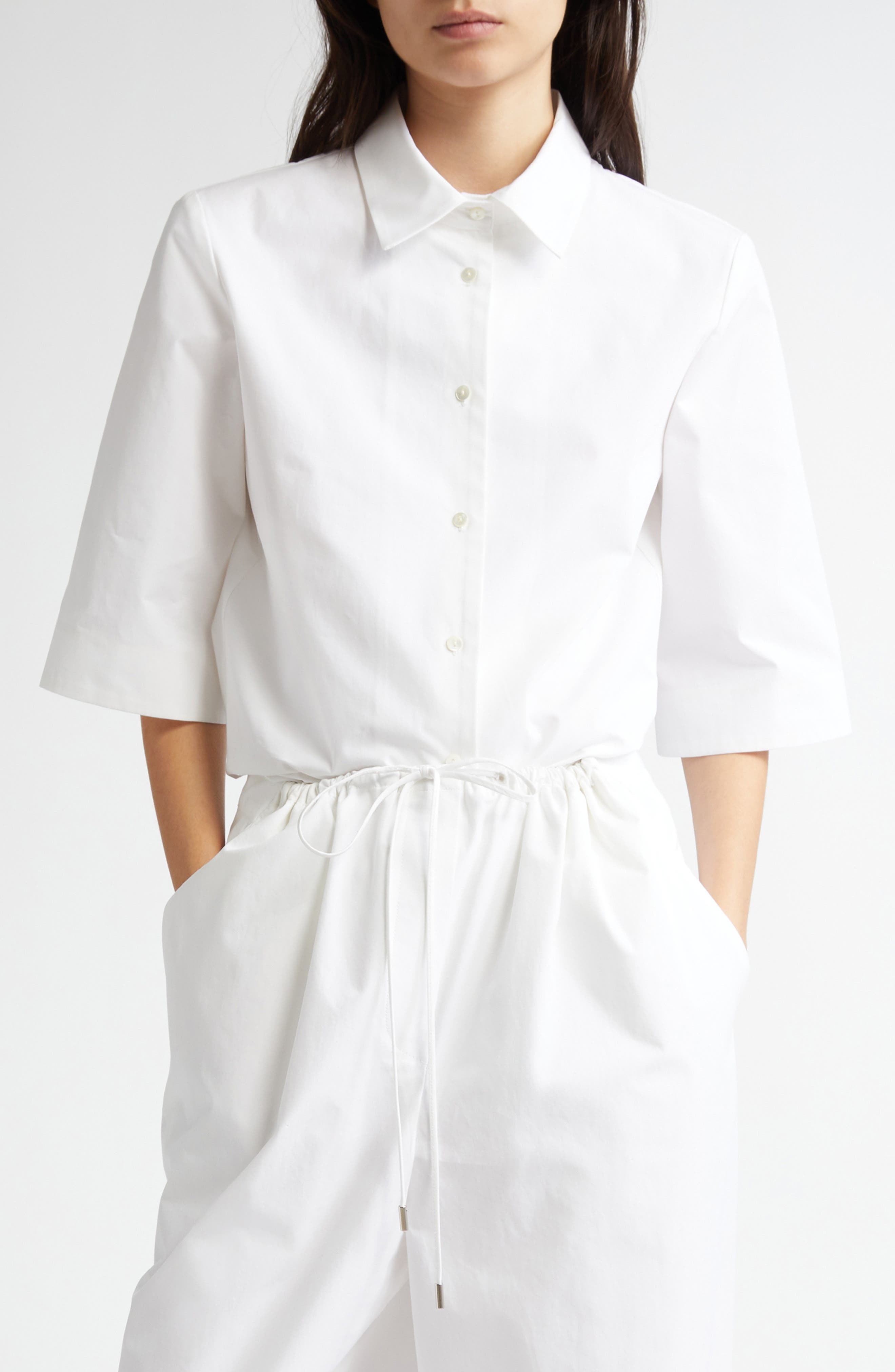PARTOW Mel Cotton Button-Up Shirt