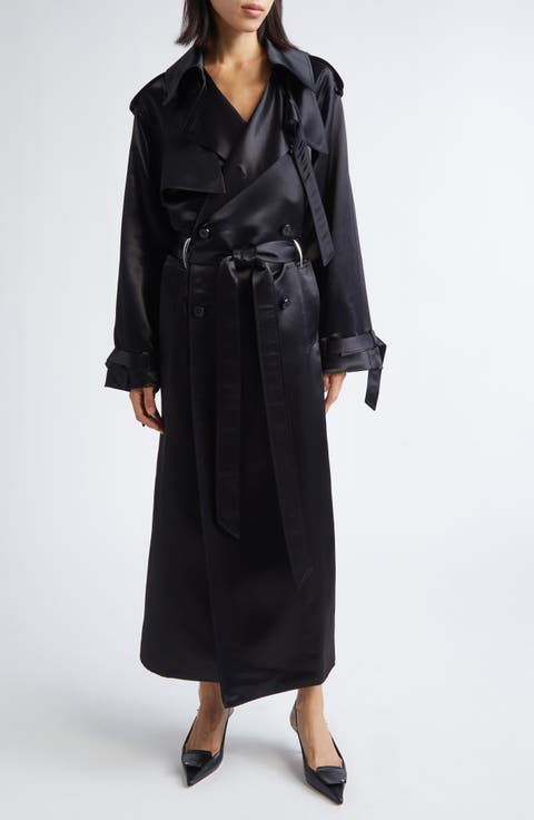 Claw Liquid Tailored Trench Coat