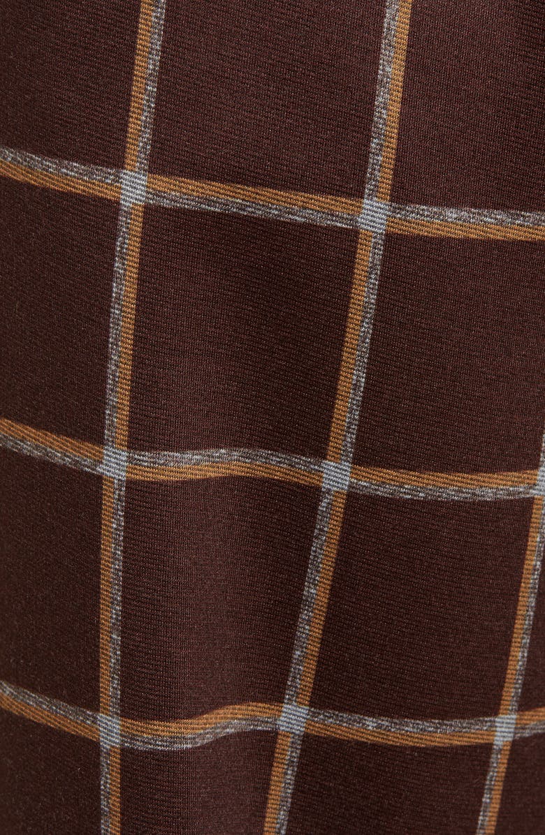 Hue Plaid Belted Wide Leg Pants, Alternate, color,