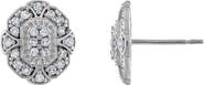 FZN 10K Gold Diamond Stud Earrings