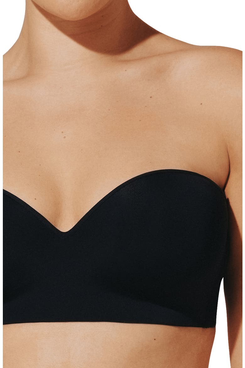 24/7® Classic Underwire Always Up Strapless Bra, Alternate, color, BLACK