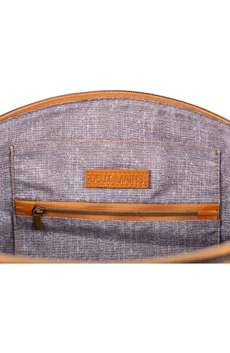 Deux Mains East-West Bag, Alternate, color, Cognac