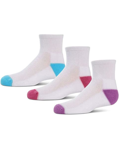Quarter-Crew Kids Sport Socks 3-Pack (Little Kid & Big Kid)