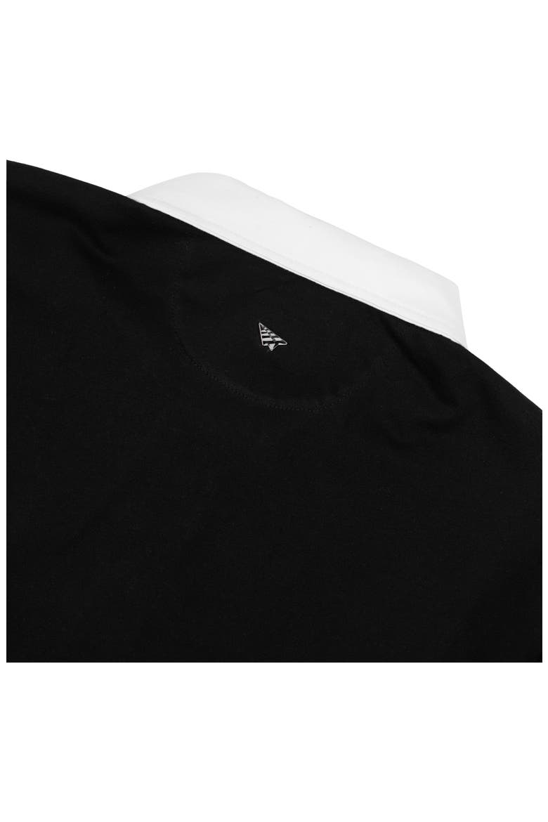 NY Rugby Shirt, Alternate, color, BLACK