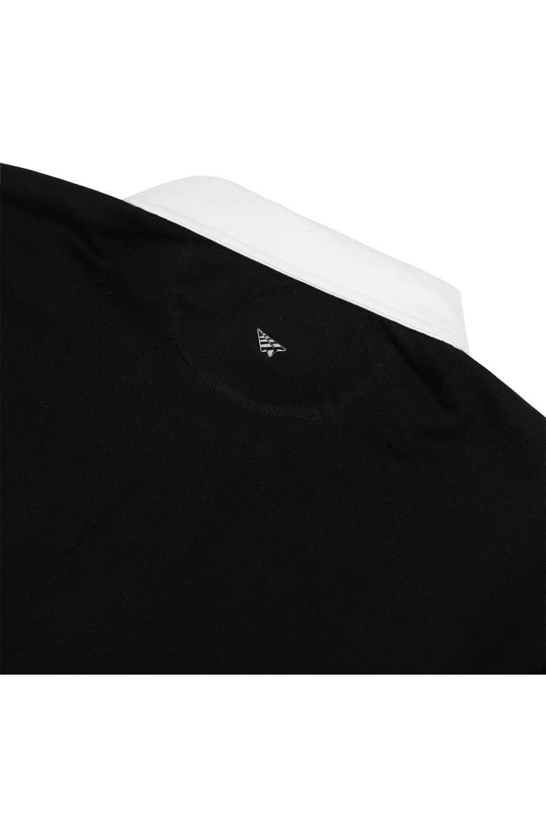 PAPER PLANES NY Rugby Shirt, Alternate, color, Black