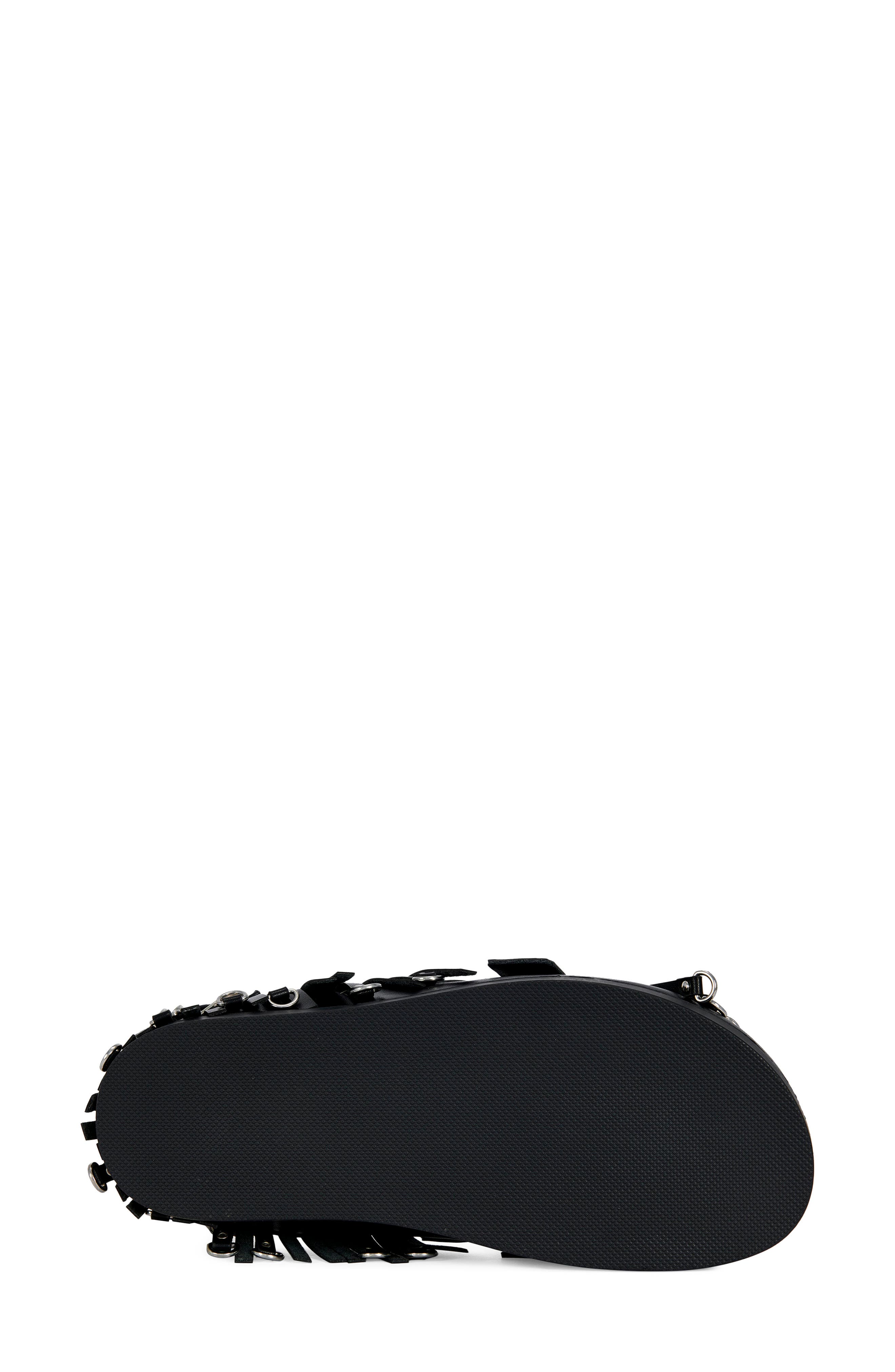 Irving Faux Leather Clog, Alternate, color, BLACK