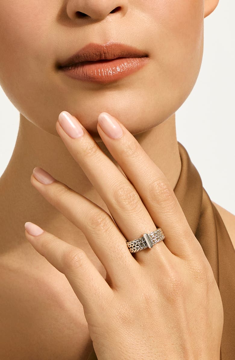 John Hardy Icon Ring, Alternate, color, Silver