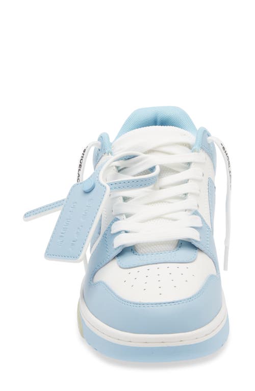 Off-white Out Of Office Arrow Bicolor Sneakers In White/light Blue
