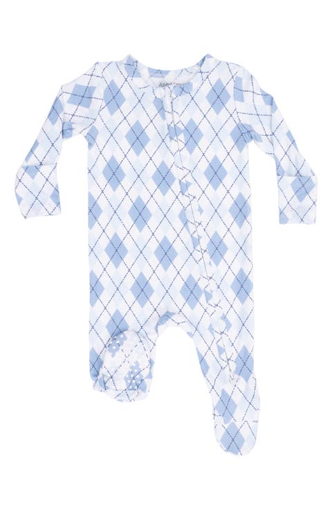 Argyle Footed Jumpsuit (Baby)