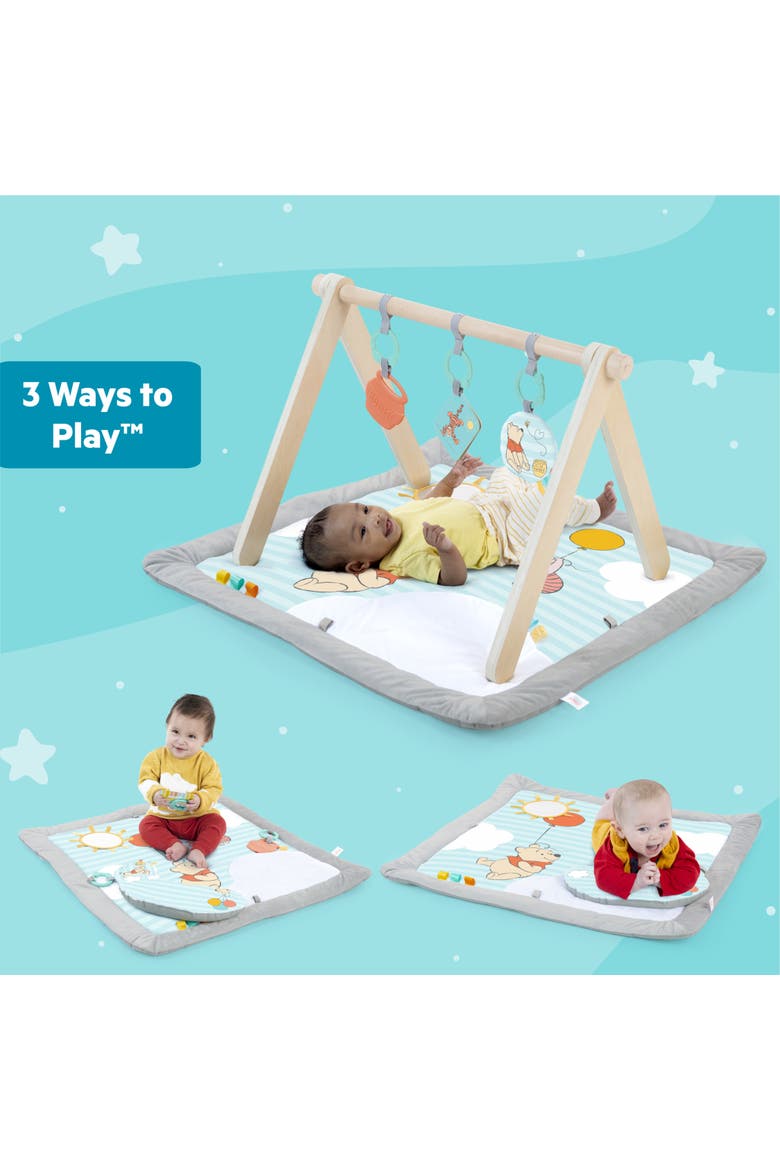 Disney Baby WINNIE THE POOH Once Upon a Tummy Time Activity Gym, Alternate, color, MULTICOLORED