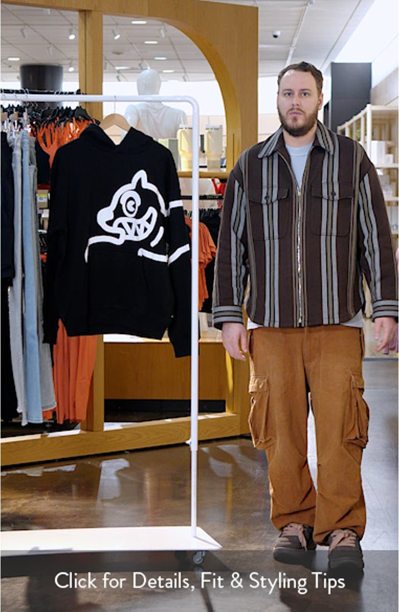 Biggie Oversize Cotton French Terry Hoodie, sales video thumbnail