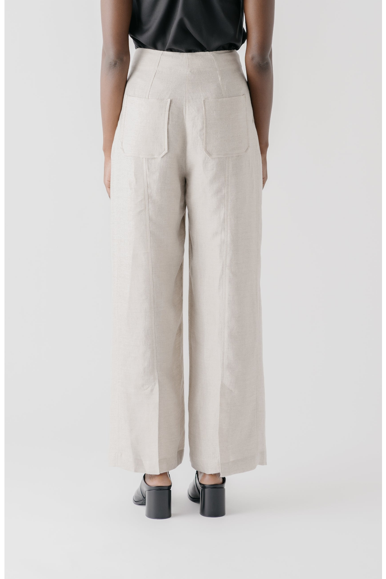 Tangier Trousers, Alternate, color, Ivory