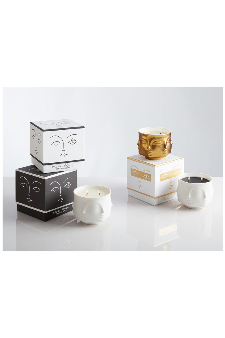 Muse Blanc Candle, Alternate, color, White