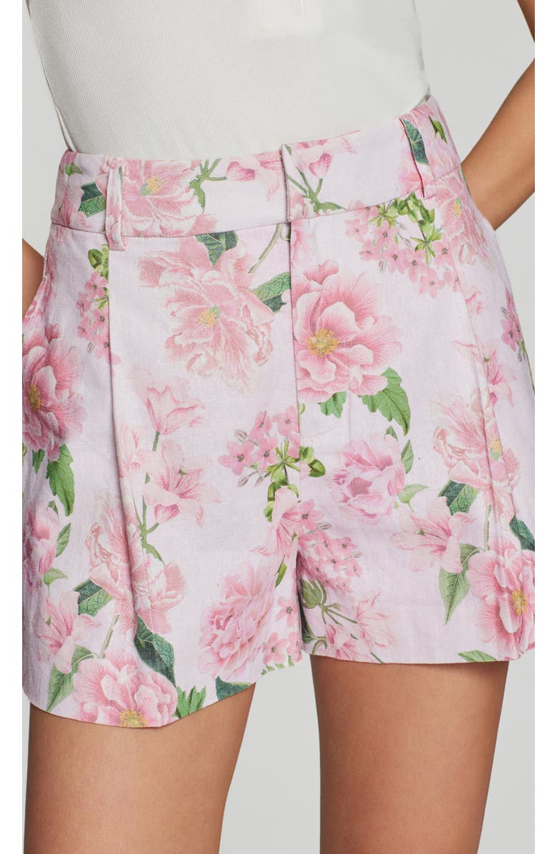 Generation Love Sena Floral Linen Shorts, Alternate, color, Pink Petal Dream