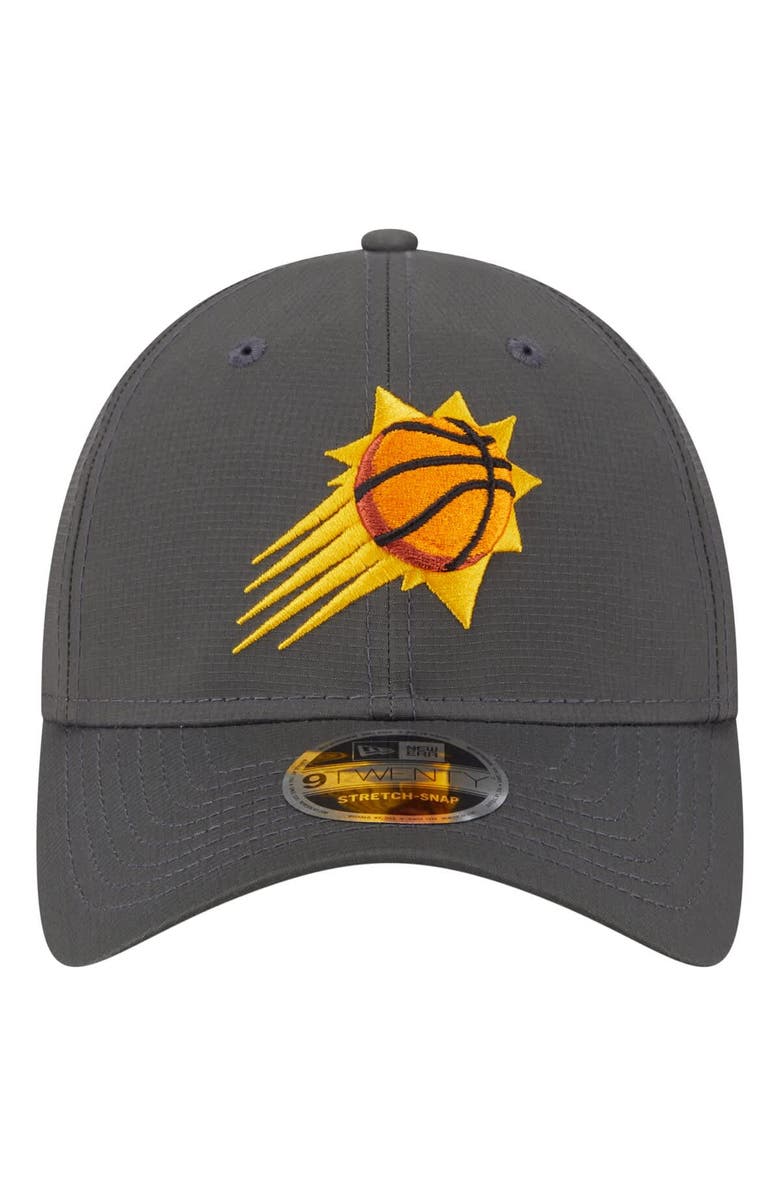 New Era Men's New Era Charcoal Phoenix Suns Active Ripstop 9TWENTY Adjustable Hat, Alternate, color, Charcoal