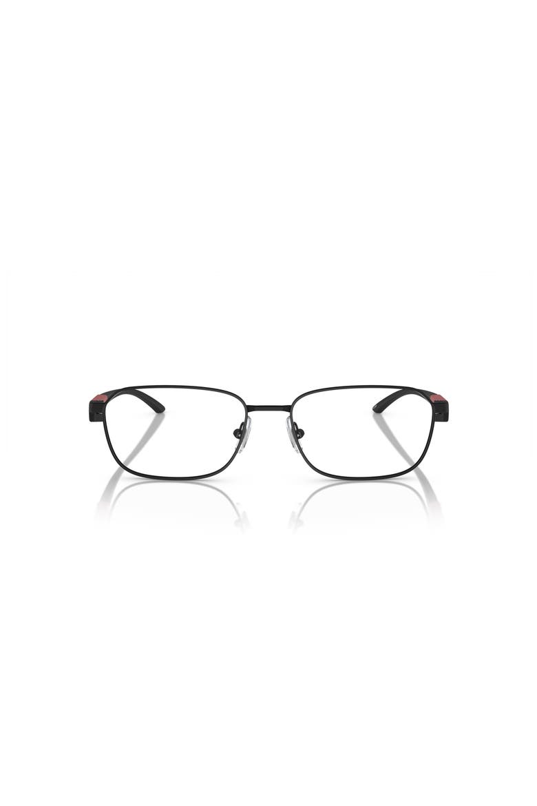 55mm Rectangle optical glasses, Alternate, color, Black