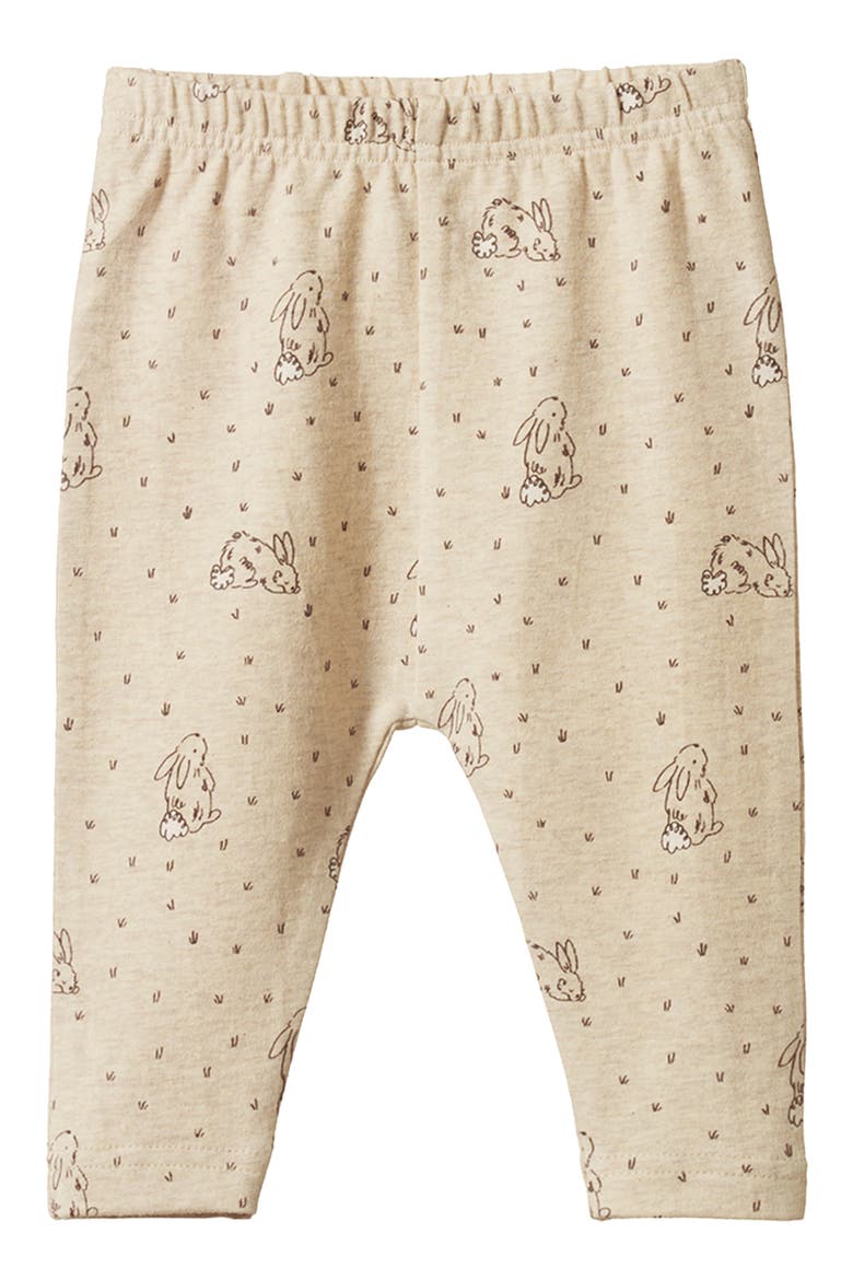 Kids' Bunny Print Leggings, Main, color, BRAMBLE BURROW PRINT