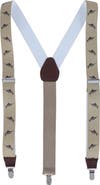 Ascentix Marlin Fish Print Clip End Suspenders