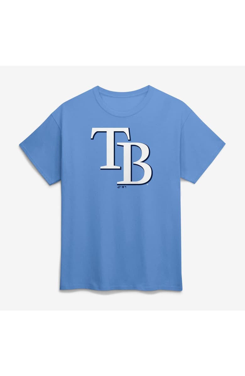 Logo Athletic Men's Logo Athletic Light Blue Tampa Bay Rays Official Logo T-Shirt, Main, color, Light Blue