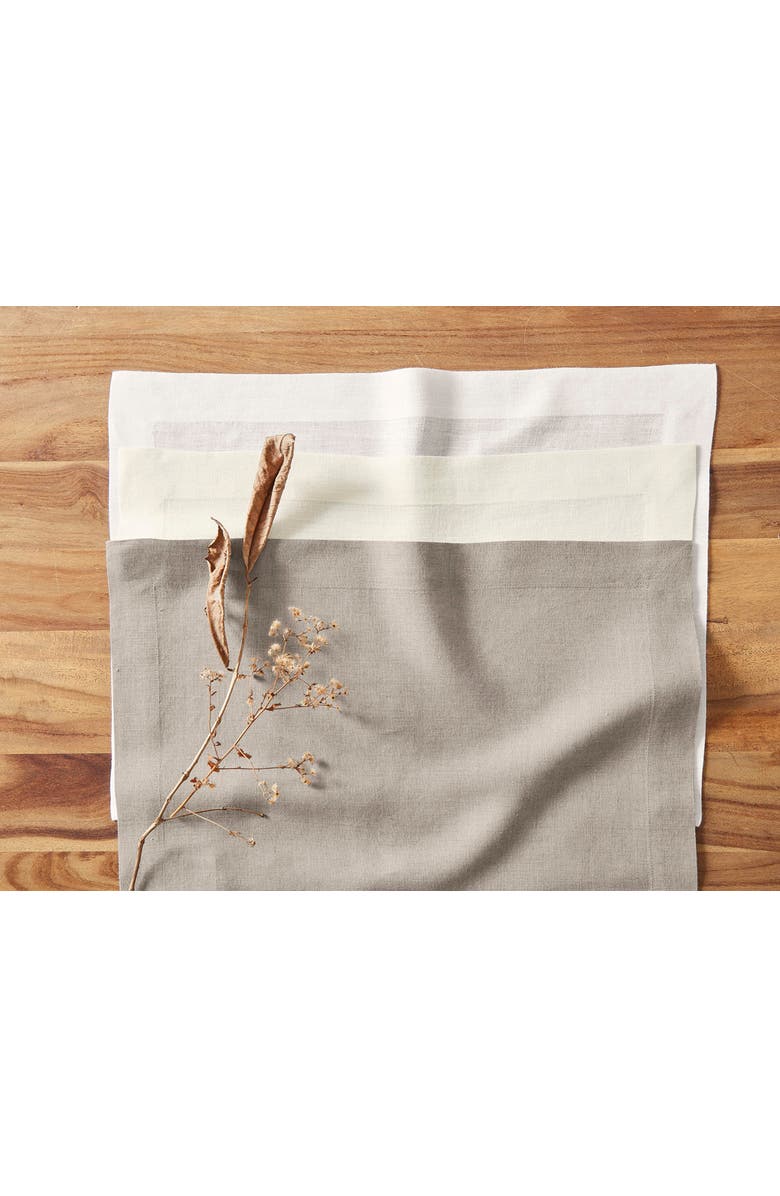 Solino Home Linen Placemats - Sonoma, 14" x 19" Inch, Alternate, color, Ice Lilac