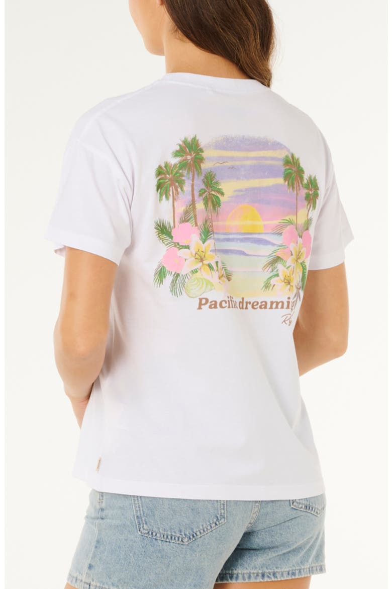 Poolside Relaxed Graphic T-Shirt, Alternate, color, OPTICAL WHITE
