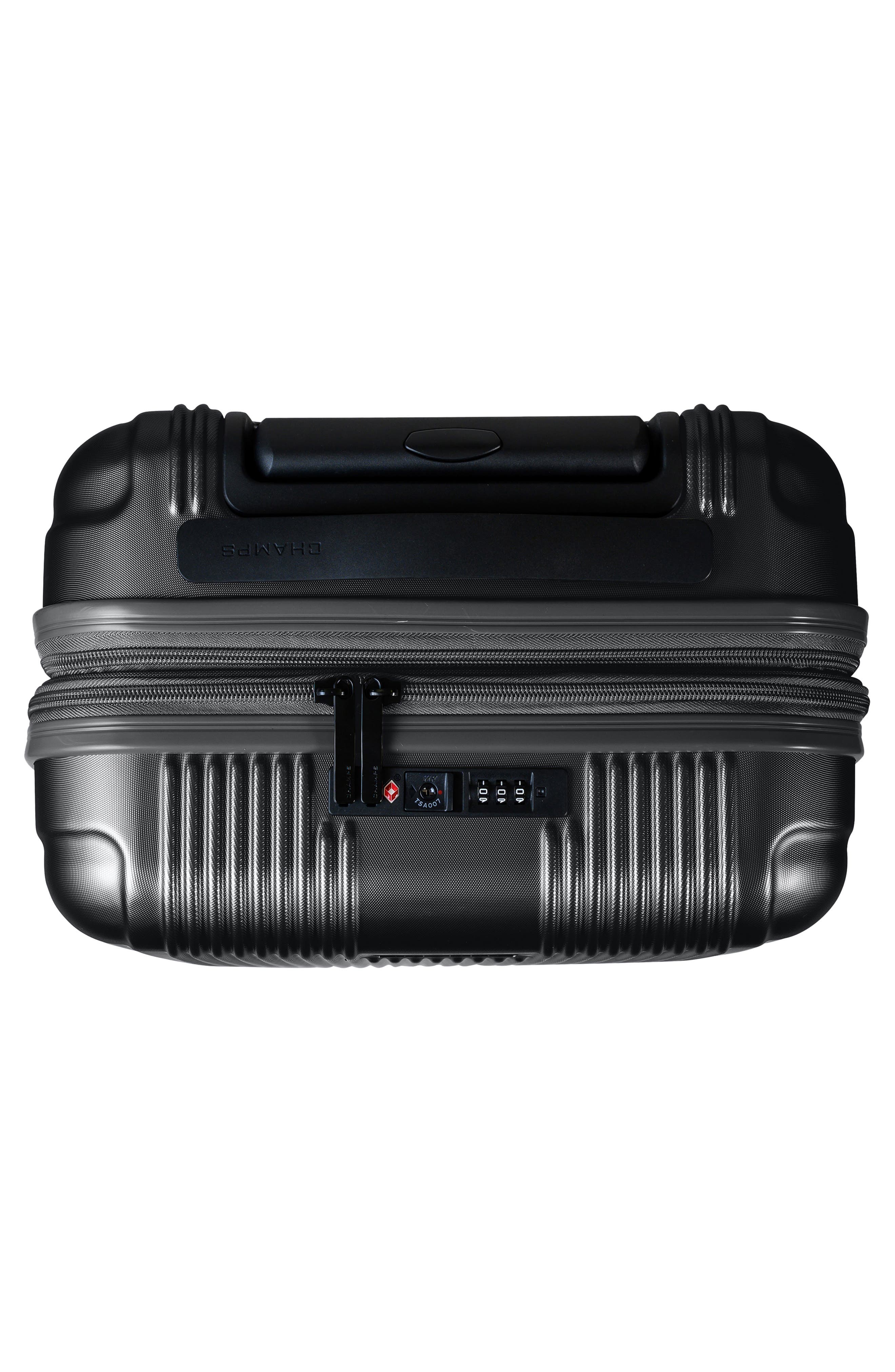 CHAMPS Marquis 3-Piece Hardside Luggage Set, Alternate, color, Black