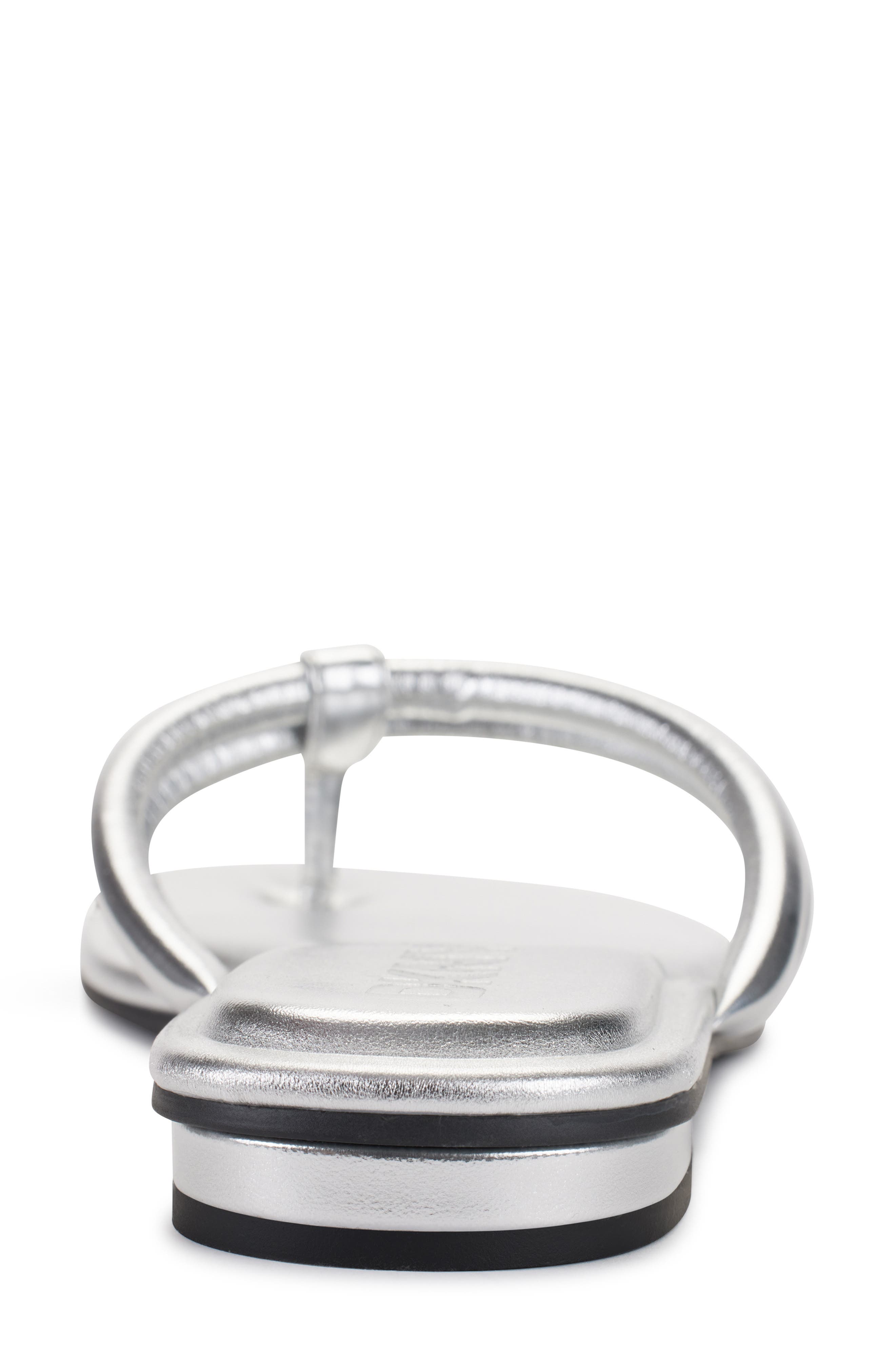 DKNY Clemmie Flip Flop, Alternate, color, Silver
