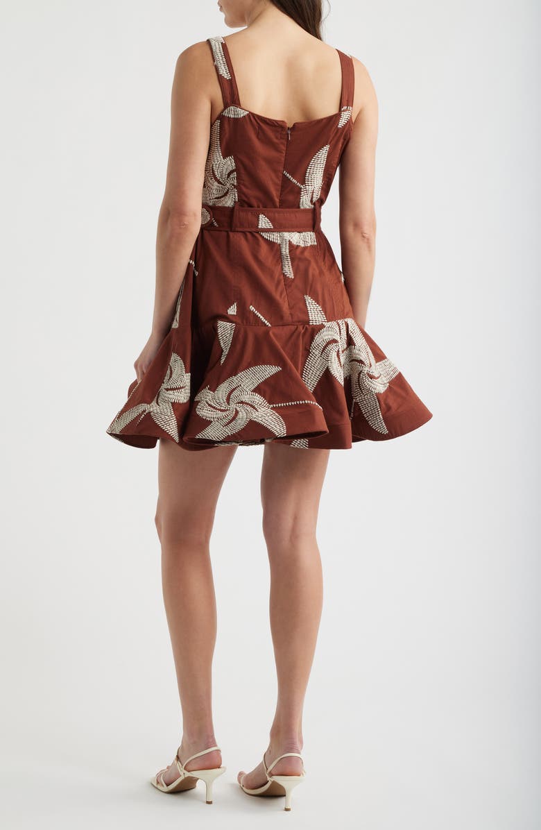 CIEBON Alivia Belted Fit & Flare Minidress, Alternate, color, 