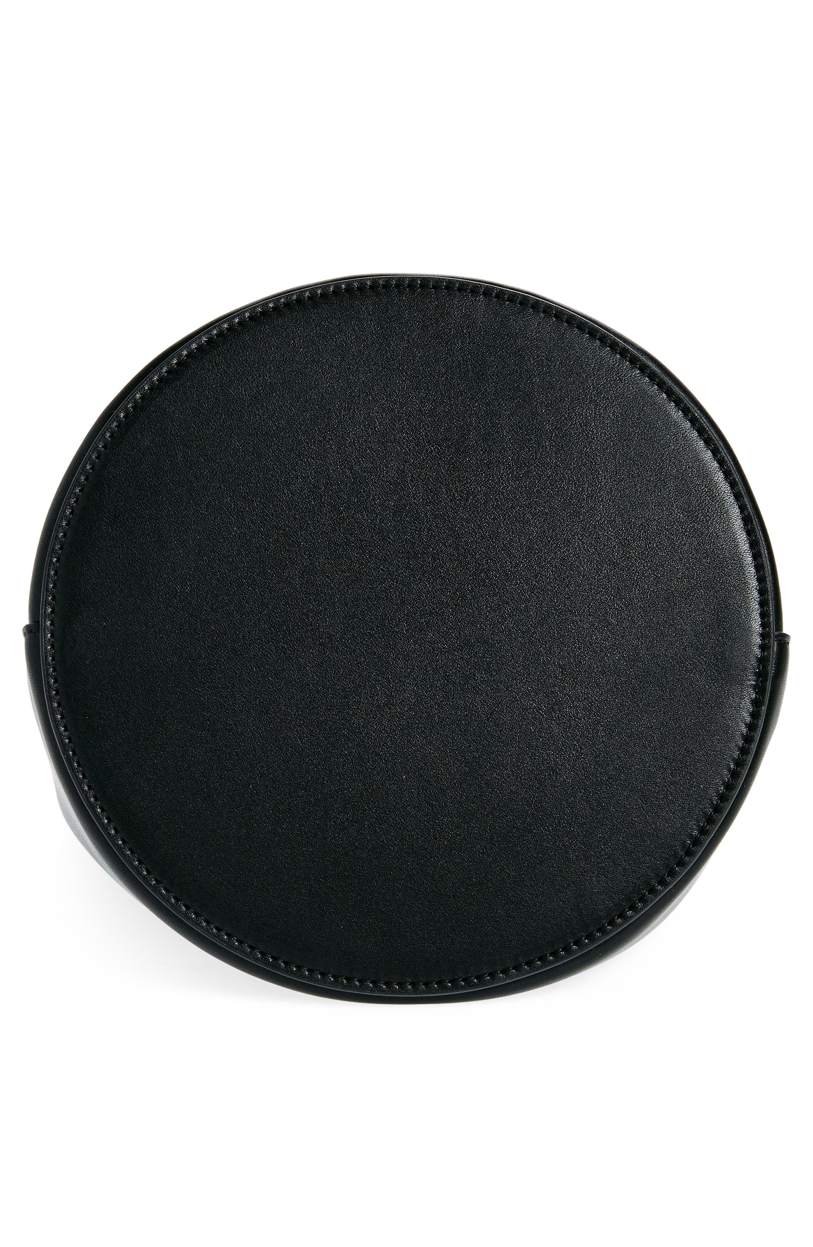 Alaïa Medium Ring Handle Bucket Bag, Alternate, color, 