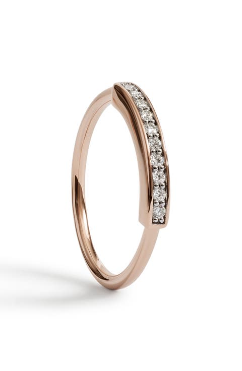 MV Linear™ Pavé Lab-Grown Diamond Stacking Ring