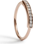 Monica Vinader MV Linear™ Pavé Lab-Grown Diamond Stacking Ring