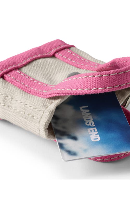 Lands' End Mini Canvas Tote Charm In Pink