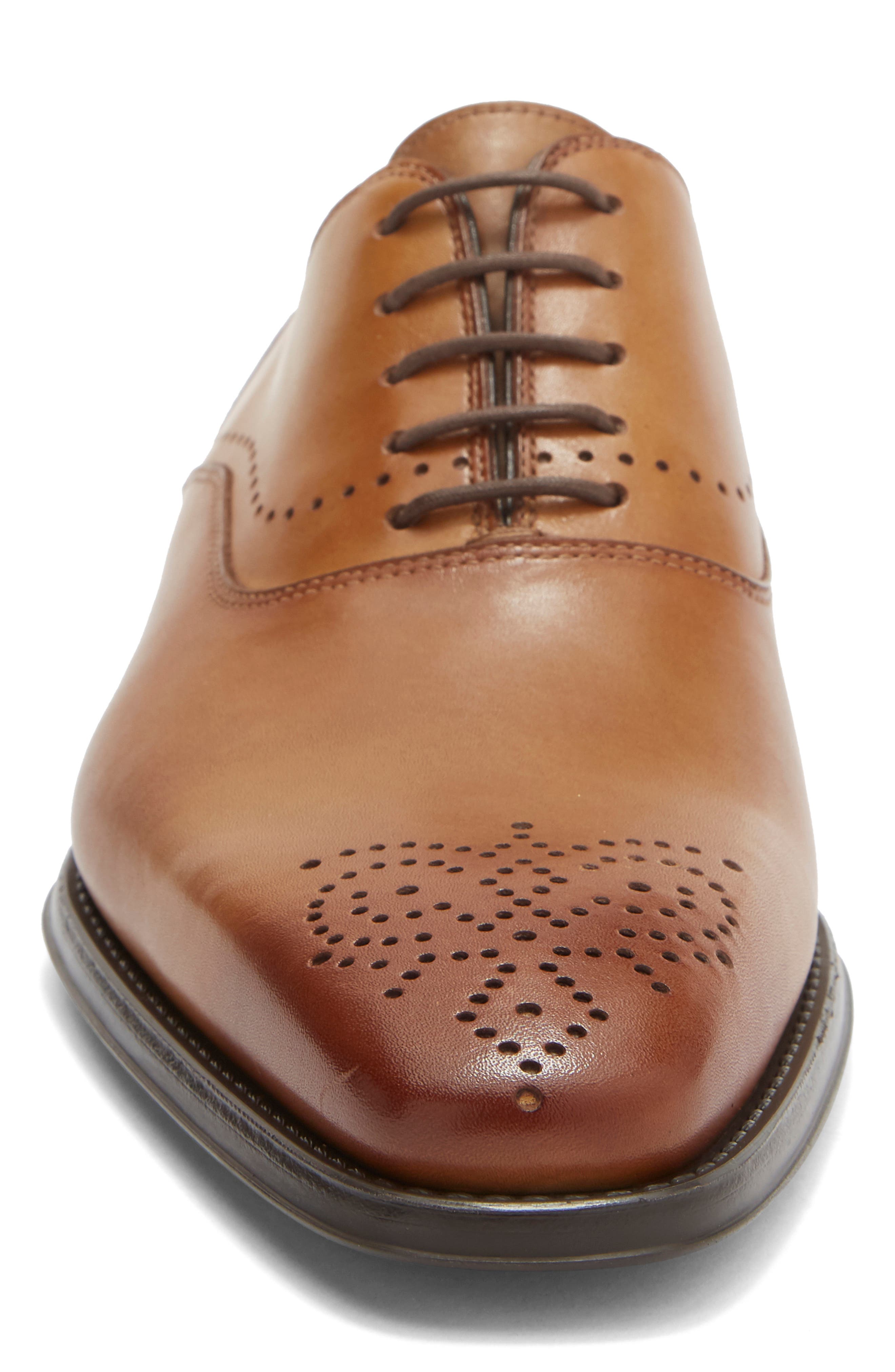 Henio Perforated Oxford, Alternate, color, TAUPE