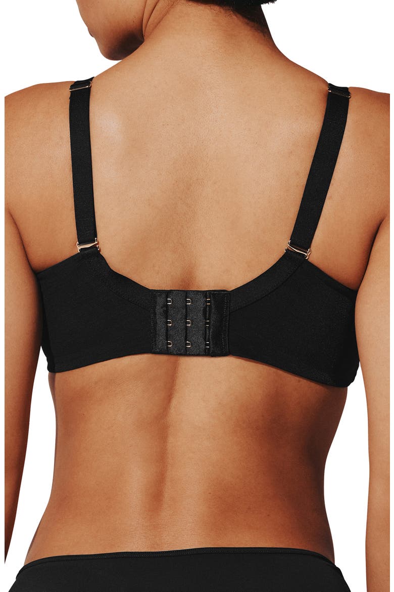 24/7® Classic Wireless Crossover Lace Minimizer, Alternate, color, BLACK