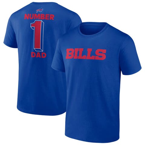 Men's Fanatics  Royal Buffalo Bills Big & Tall Number One Dad T-Shirt
