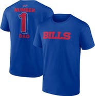 FANATICS Men's Fanatics Royal Buffalo Bills Big & Tall Number One Dad T-Shirt
