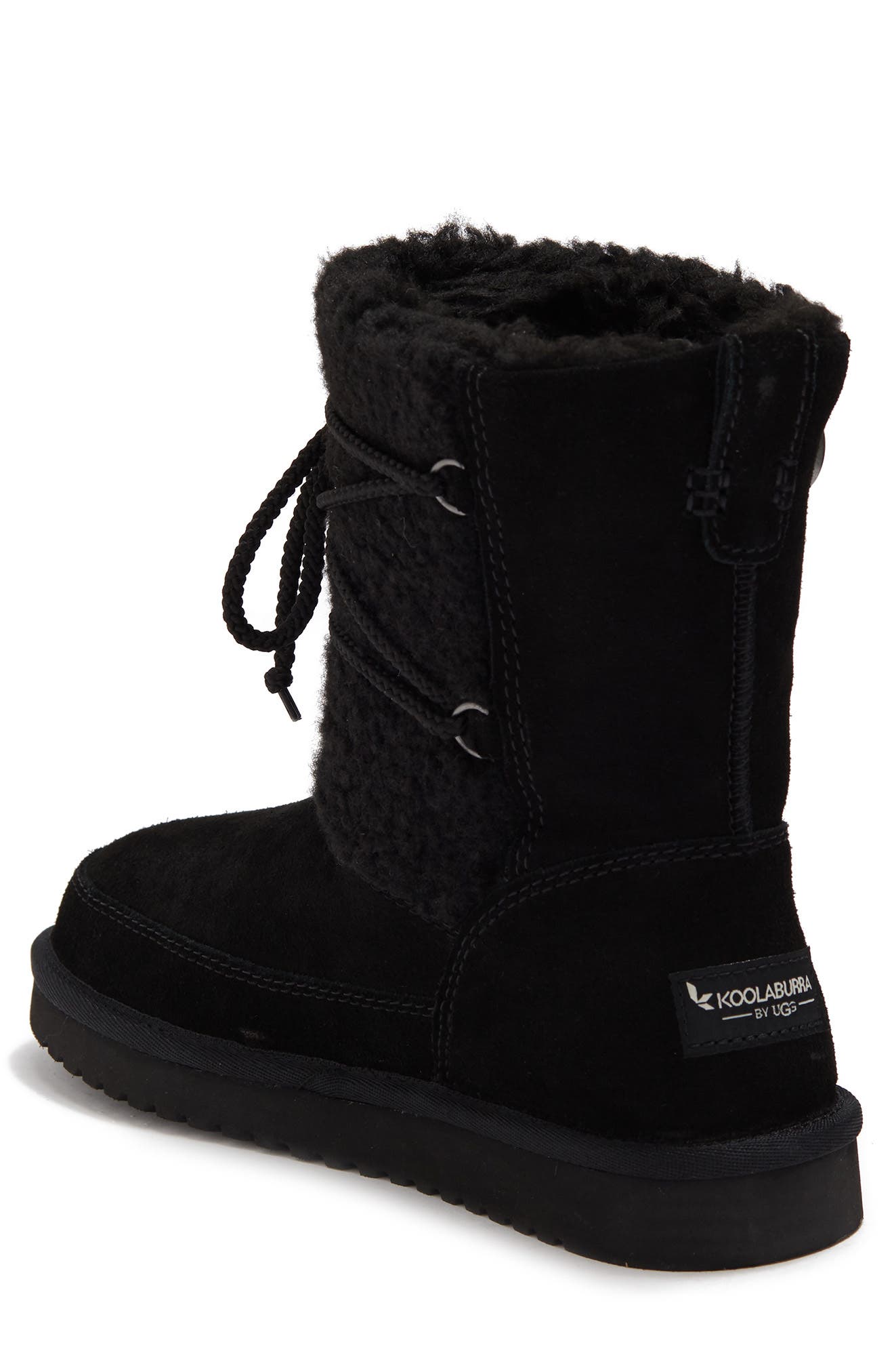 Koolaburra by UGG<sup>®</sup> Koolaburra by Ugg Michon Faux Shearling Trimmed Short Boot, Alternate, color, 